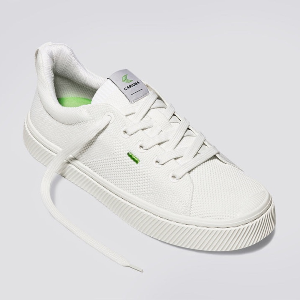 CARIUMA Off White Knit IBI Low Sneakers - Picture 5 of 11
